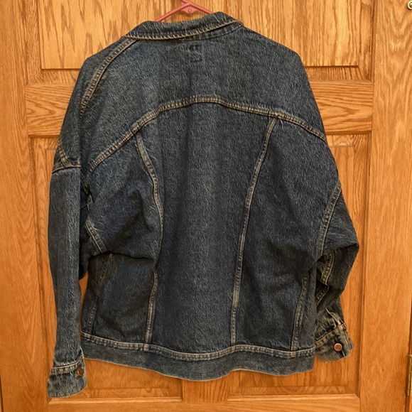 Lee Jackets & Coats Vintage Lee 98s Stone Wash Denim Trucker Jacket